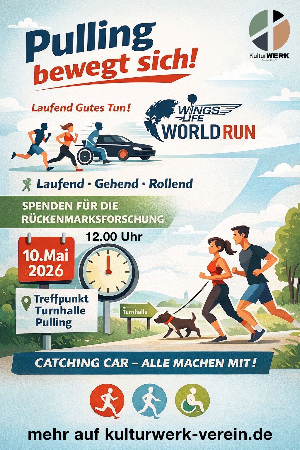 Pulling bewegt sich – Wings for Life World Run 2026