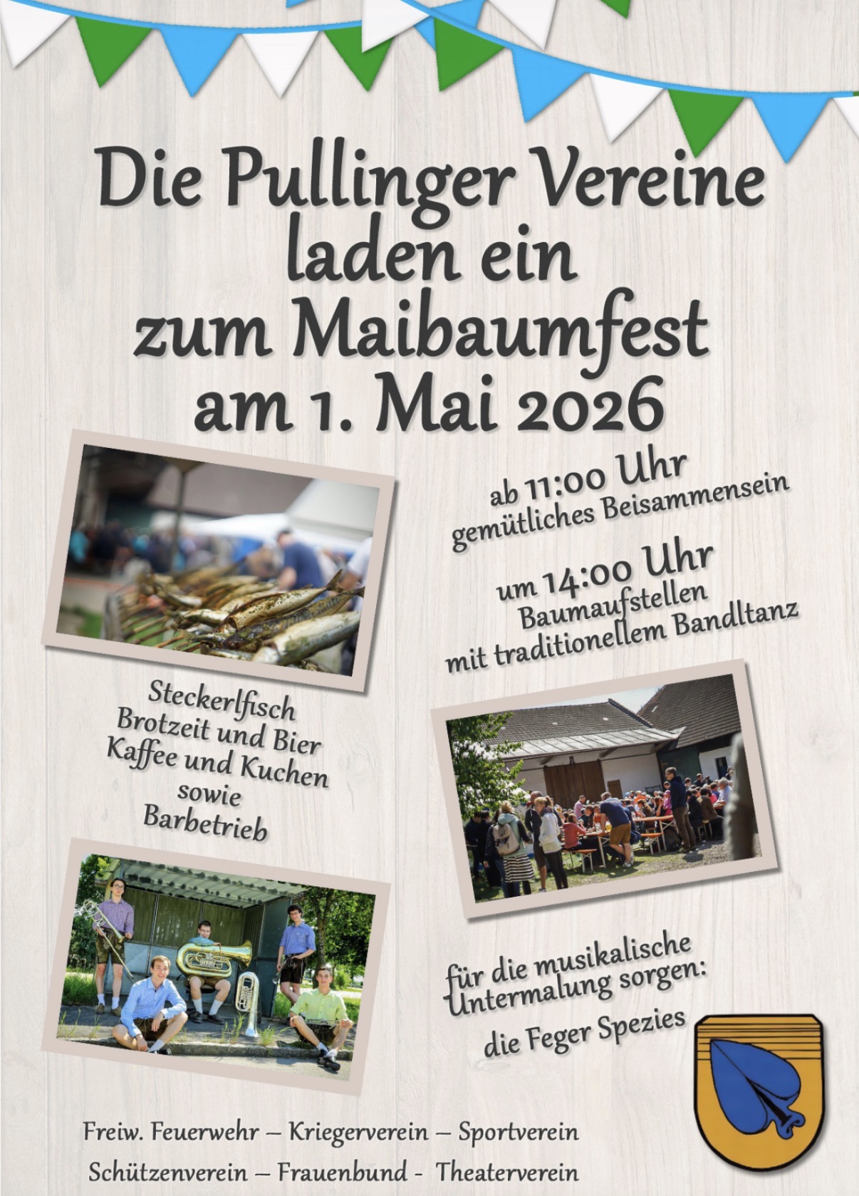 Maibaumfest Pulling 2026 – Plakat